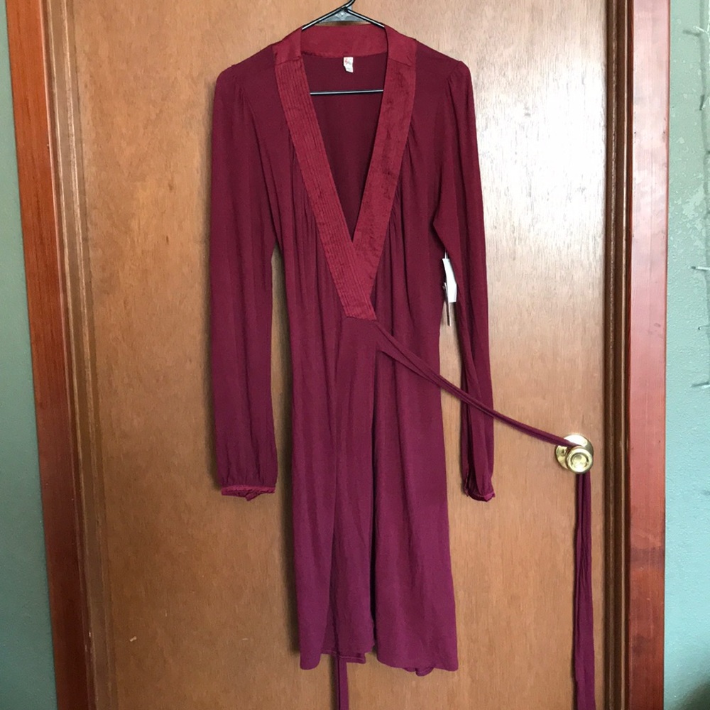 NWT Joie Think of You Wrap Tie Dress Large